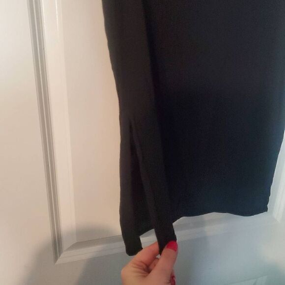 Zara Black Sheer Tunic Tank Top XS - Picture 3 of 13